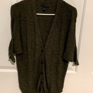 Over-sized 3/4 sleeve cardigan